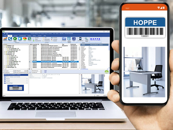 Inventarmanagement , Inventarverwaltung  , Inventarisierungssoftware,  Inventar-Software,  Inventardaten ,  HOPPE 
