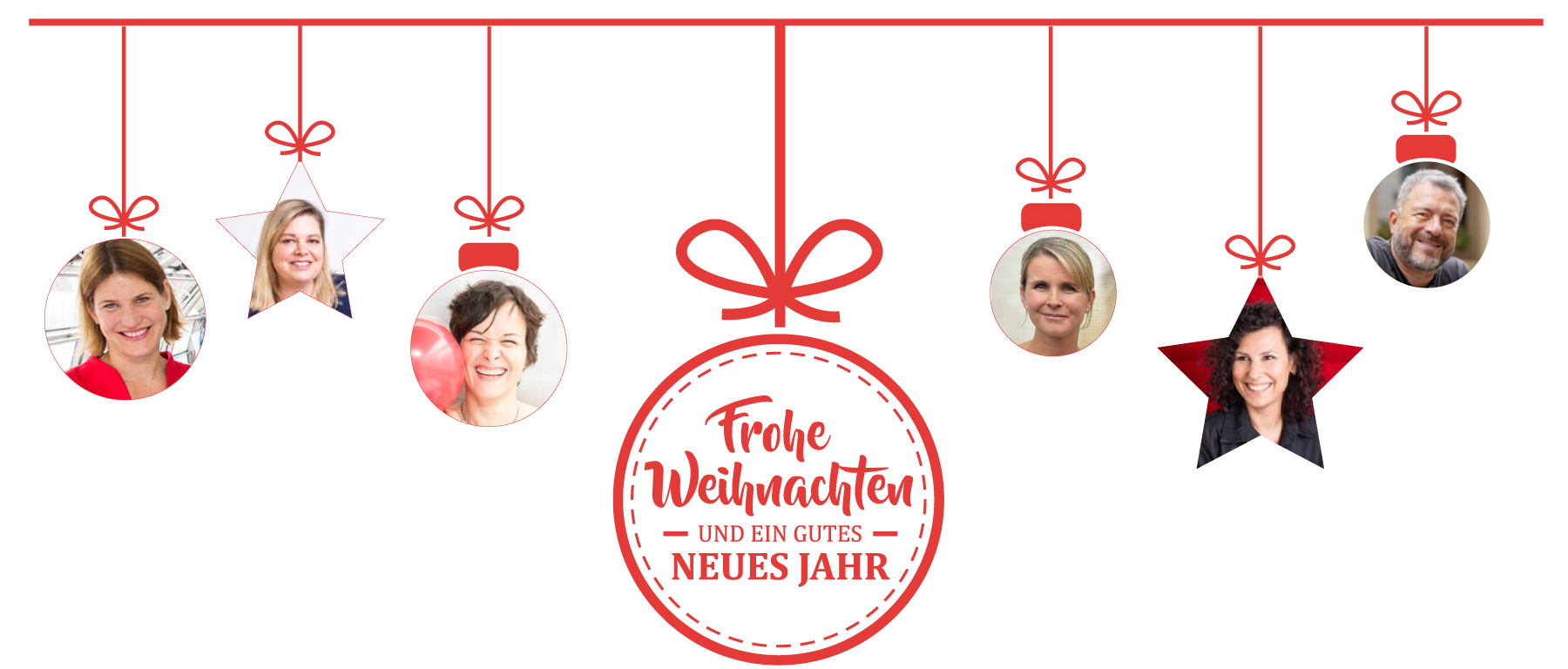 Das Team von postina.net in Weihnachtsstimmung