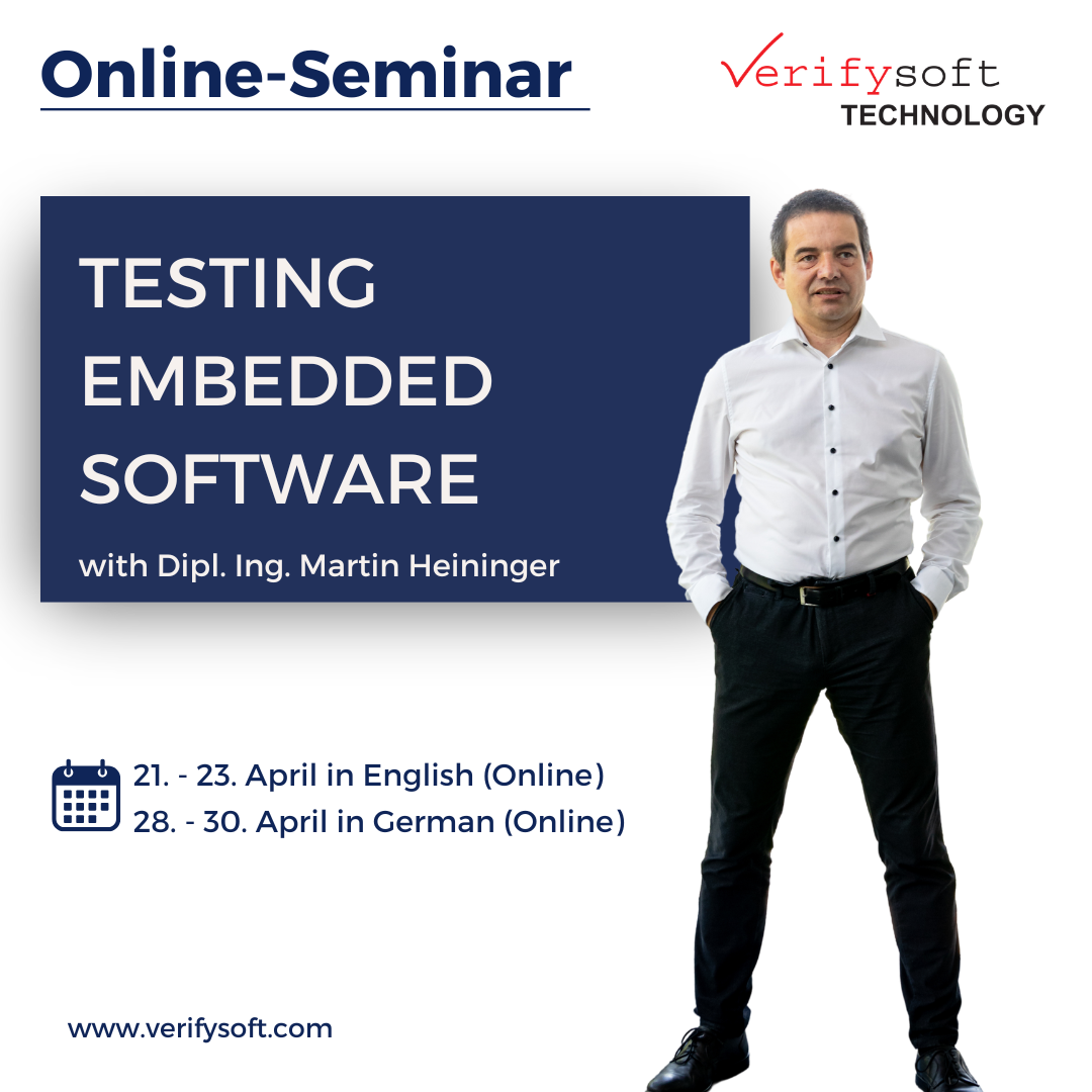 Online-Seminar Testen von Embedded Software