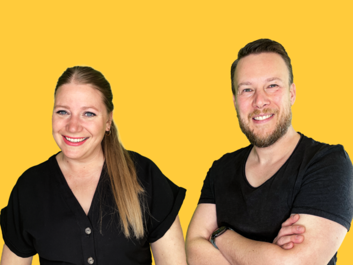 Lea Wurm und Tobias Hombach, Gründer von l.i.d. – learn. interact. digital., stehen für innovative Weiterbildung und digitale Lernlösungen.