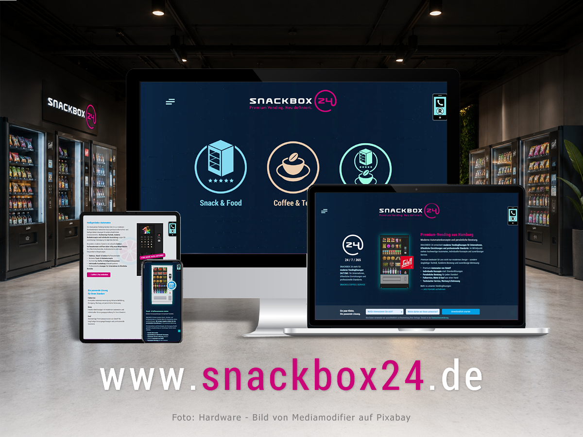 SNACKBOX 24 startet neue Premiumplattform für moderne Vendinglösungen
