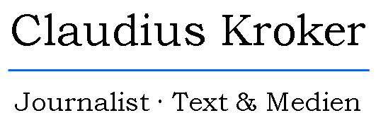 Claudius Kroker · Text & Medien